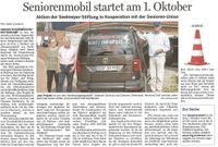 Seniorenmobil-Zeitungsartikel
